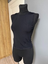 Top nero trasparente TWINSET ACTITUDE taglia S