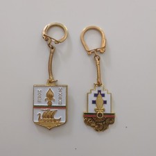 Due Portachiavi Legione Straniera - 13 Dble Djibouti Camerone 1968 More Maiorum