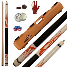 Stecca Pool JOLLY  VULCANO S23 2 pezzi lunghezza 145 cm cuoio 13 mm peso standar