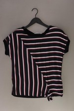 ✨ Bianca camicia per le signore taglia 38, M rigato nero di viscosa ✨