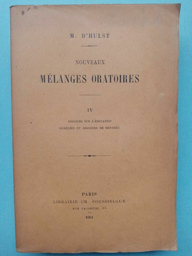 Mélanges oratori discorsi - oratori,