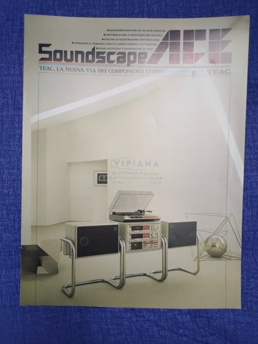Depliant teak anni 80 - hi-fi,