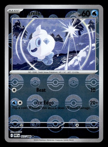 Inglese vanillite poke ball - vanillite,