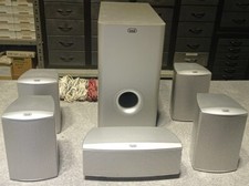 KIT AUDIO TREVI 5.1 HDVX-4050 4 UNITA SATELLITI 1 CENTRALE + SUBWOOFER E CAVI