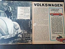 1961 VOLKSWAGEN MODELLO 113 BUG MAGGIOLINO TECNICA MOTOR PROVA SU STRADA VINTAGE