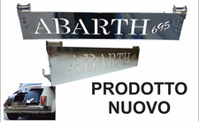 ABARTH 695 GRIGLIA NUOVA ALZA COFANO POSTERIORE INOX PER FIAT 500 N/D/F/L/R