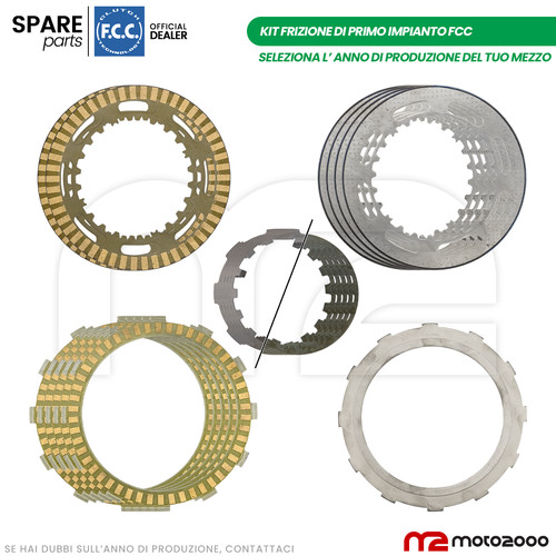 Kit dischi frizione completa - kit,