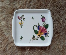 SVUOTATASCHE / POSACENERE / PORTACENERE in ceramica decorata a mano~Vecchia Lodi