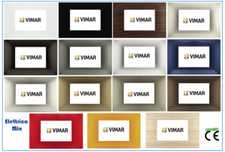 Placche Placca compatibili Vimar Plana 2 3 4 7 Posti / Moduli Vari Colori 