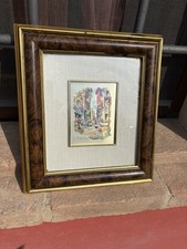 Quadro Dipinto Vintage Su Lamina 