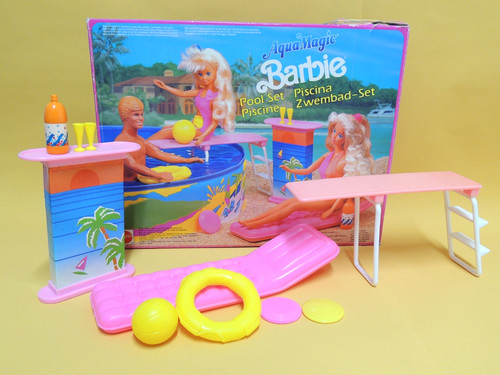 Barbie vintage 1990 piscine - -,