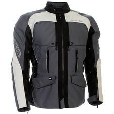 GIACCA MOTO RICHA UTAH UOMO GRIGIA IMPERMEABILE VENTILATA AVVENTURA