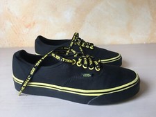 SCARPE SHOES VANS authentic tessuto giallo  NERO  UNISEX TAG : eur 39
