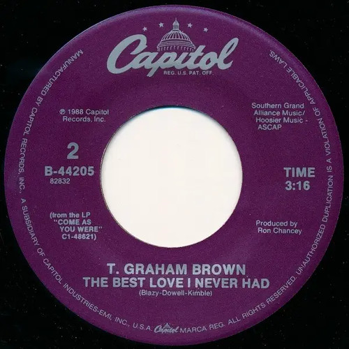 Graham brown darlene vinyl - graham,