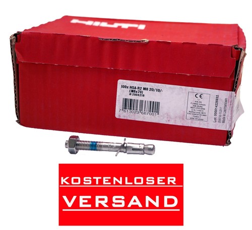 Hilti 100 bullone hsa - hilti,