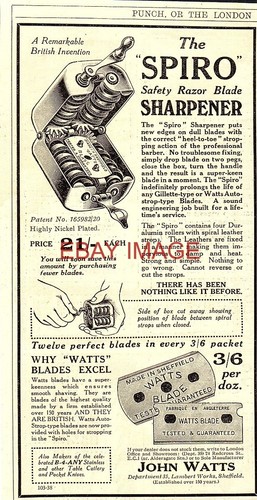 Advert spiro safety razor - advert,