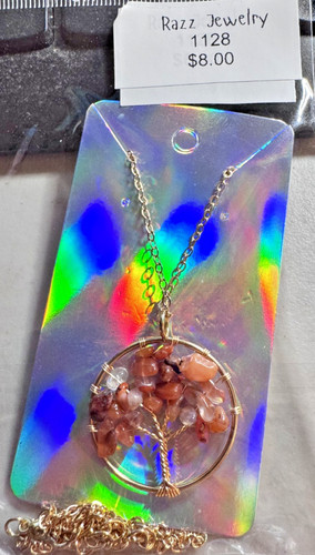 Collana rotonda pietra - rotonda,