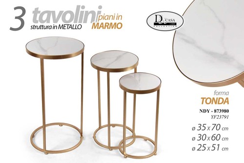 Set tavolini tondi rotondi - tondi,