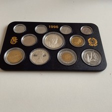 Serie divisionale It 1996 1000 lire Eugenio Montale in argento 500 lire Argento