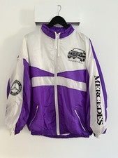 Vintage 90s Mercedes Benz promo wind jacket L