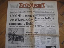 ADORNI CAMPIONE D'ITALIA TUTTOSPORT 23/6/1969 CICLISMO