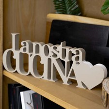 Targa in Legno La mia Cucina