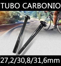 Reggisella fibra carbonio bici - fibra,