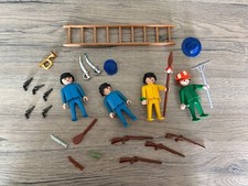 Playmobil 4 Personaggi  + altri accessori - Prima Serie Geobra 1974