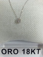 Collana oro bianco 750 18 kt