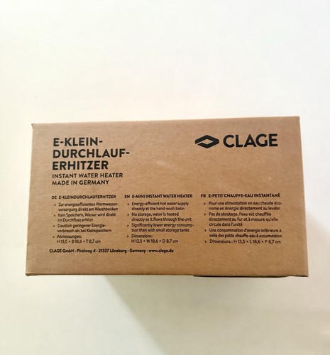 Clage piccolo scaldabagno mbh6 - piccolo,