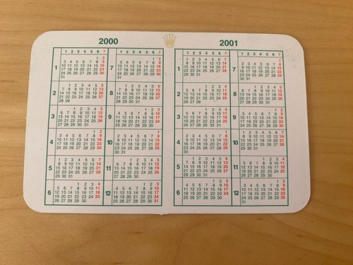 Rolex calendar calendario - ,