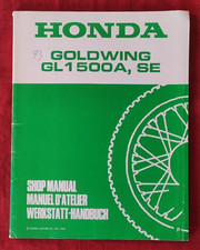 HONDA GL 1500 GOLDWING A SE ADDENDUM SHOP MANUAL HANDBUCH MANUEL D'ATELIER