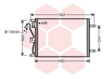 CONDENSATORE RADIATORE ARIA