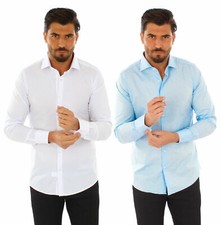 Camicia Uomo Slim Fit Cotone