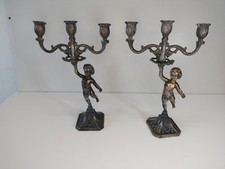 Candelabri Tre Fuochi Coppia