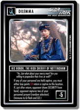 His Honor, the High Sheriff of Nottingham - Q-Continuum - Star Trek CCG 1E