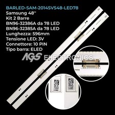 KIT 2 BARRE STRIP LED TV
