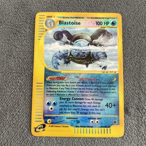 Blastoise 165 reverse holo - 37/165, holo-