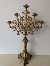 ANTICO GRANDE CANDELABRO IN