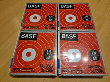 4 x BASF DP 26 LH HiFi 13 cm bobina nastro per Uher Report Nagra NUOVO IMBALLO ORIGINALE