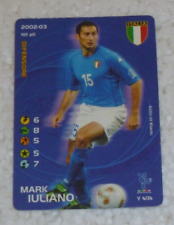 MARK IULIANO Y 4/24 FOOTBALL CHAMPIONS 2002 2003 ITALIA NAZIONALE