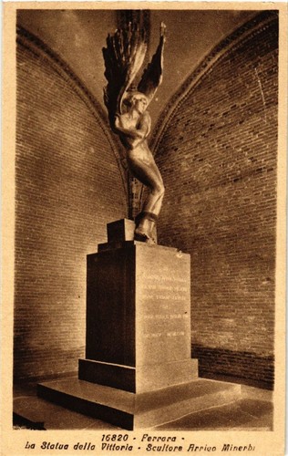 Cpa ferrera statua della - ferrera,