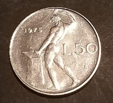 50 lire  1975  **VARIANTE NC**
