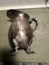 Vintage Silver plated milk Jar