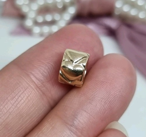 Ciondolo clip cuore oro - clip,