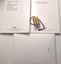 RARE IWC INTERNATIONAL WATCH PORTOFINO 3910 BOOKLET + BRACELET SETTING TOOL