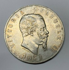 5 LIRE 1871 - MILANO - ITALIA