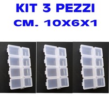 scatola doppia 8 scomparti