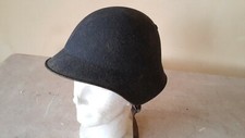 ELMETTO DANESE BELLICO COMPLETO CON VERNICE ANTIRIFLESSO  WW2 1943