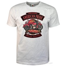 T-shirt biker american vintage